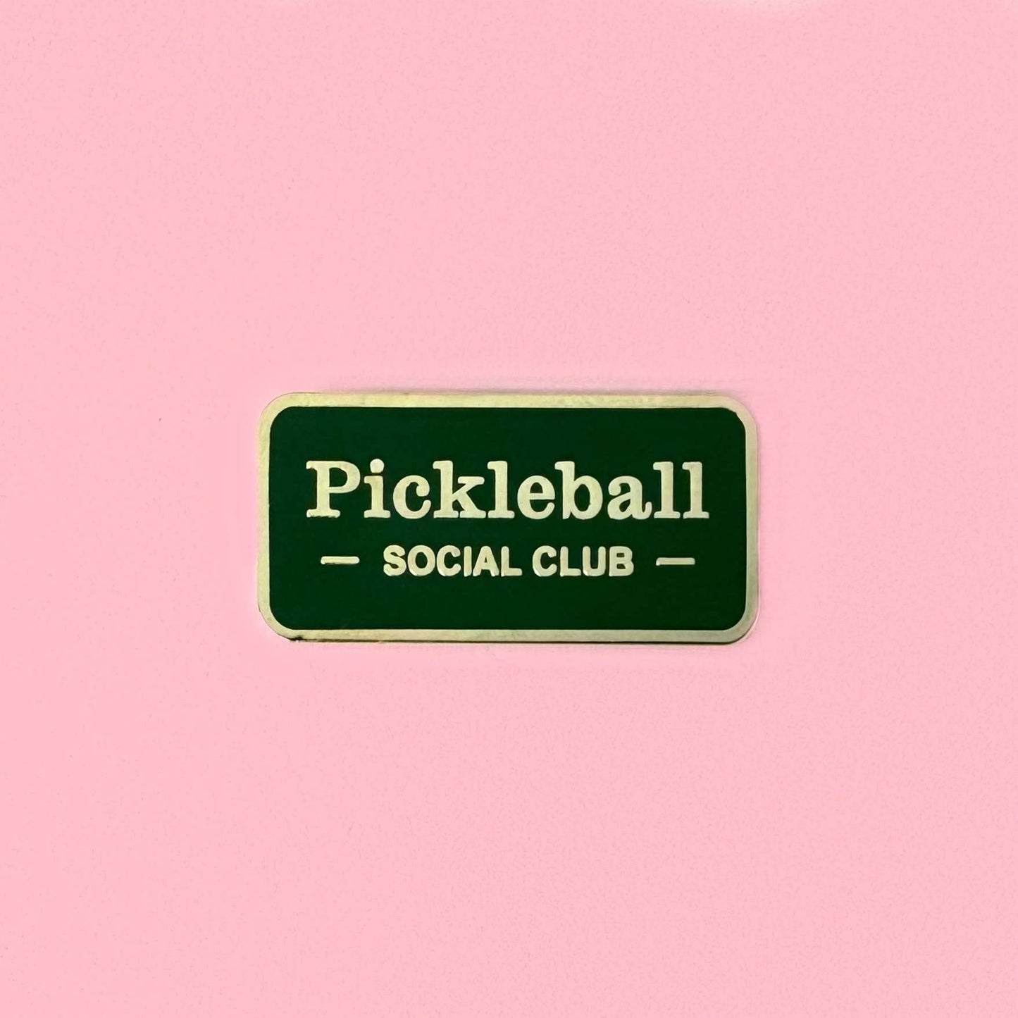 Pickleball Social Club Enamel Pin