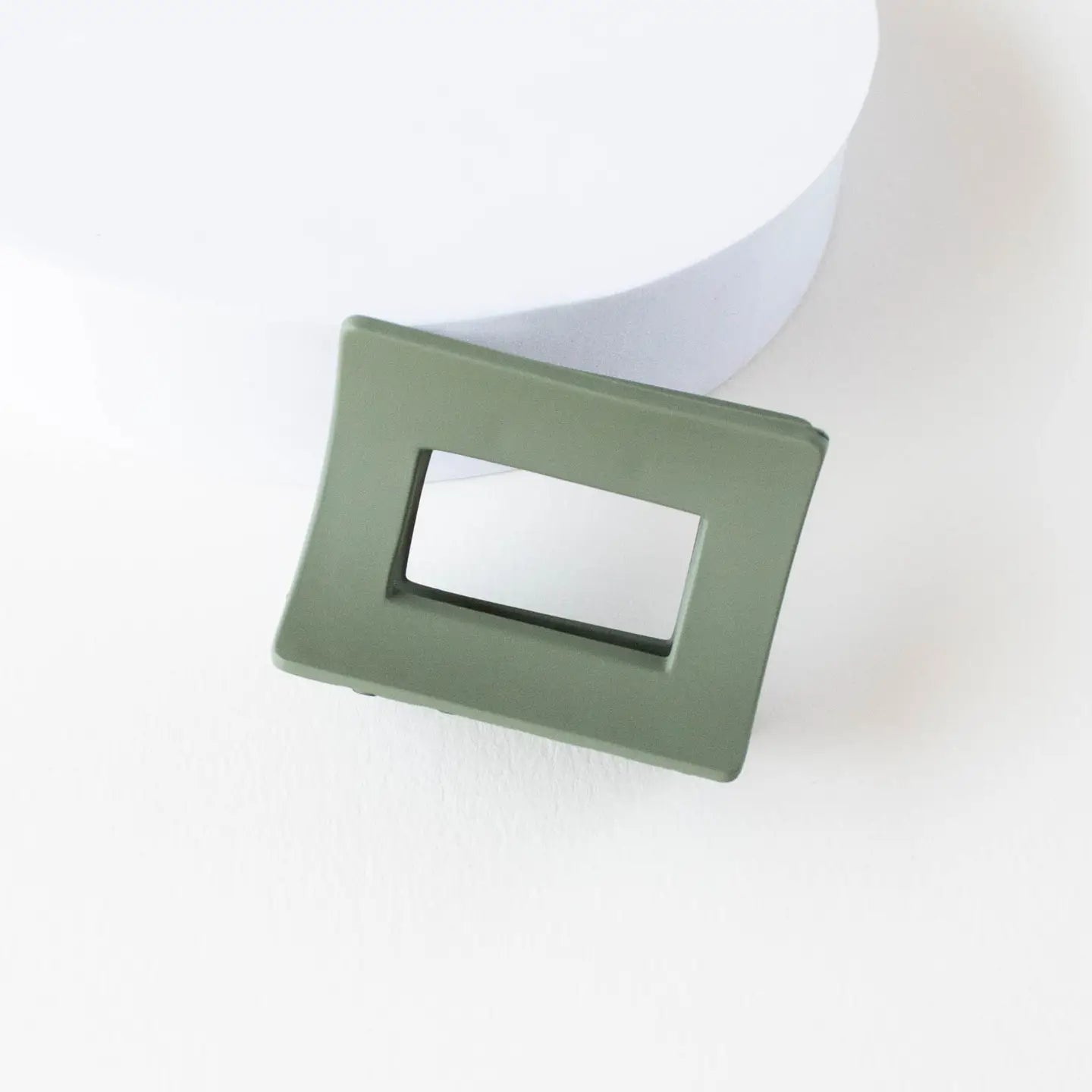 Rectangle Matte Hair Claw