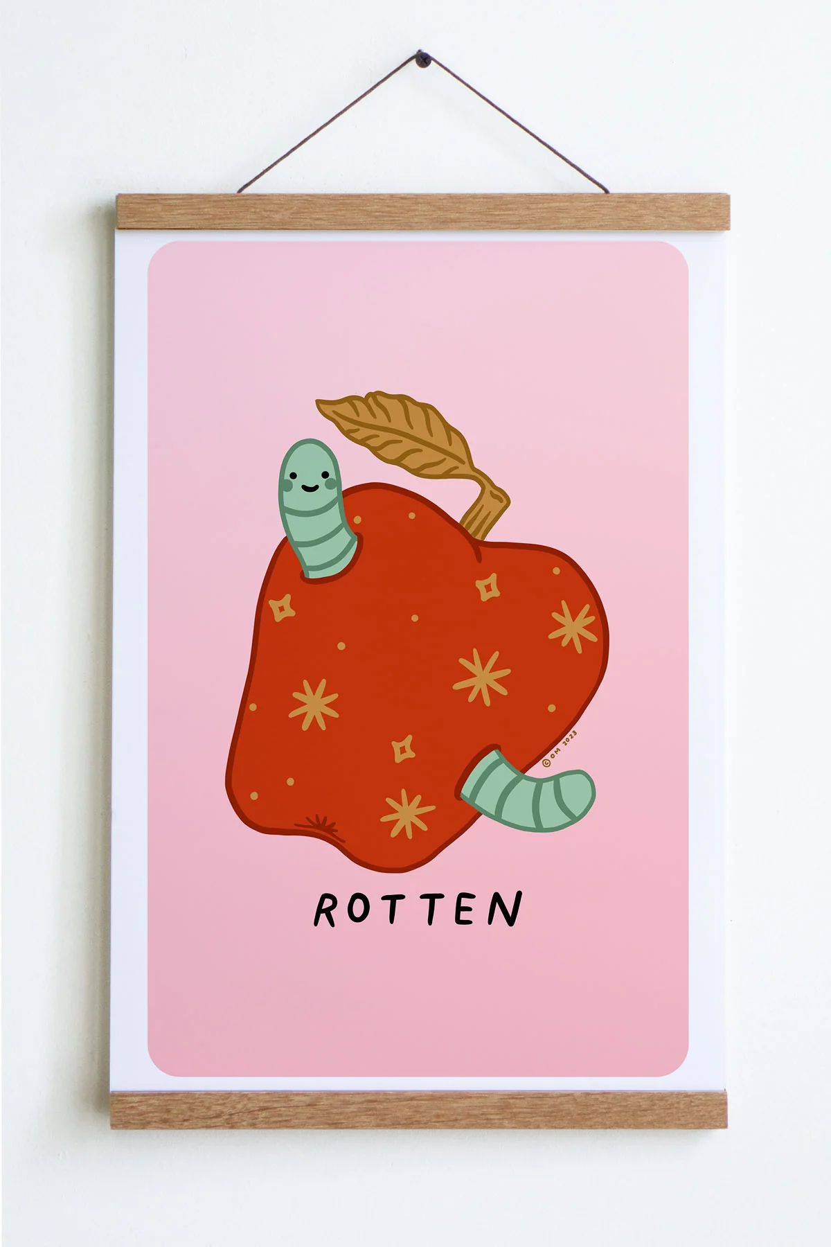 Rotten Apple Print