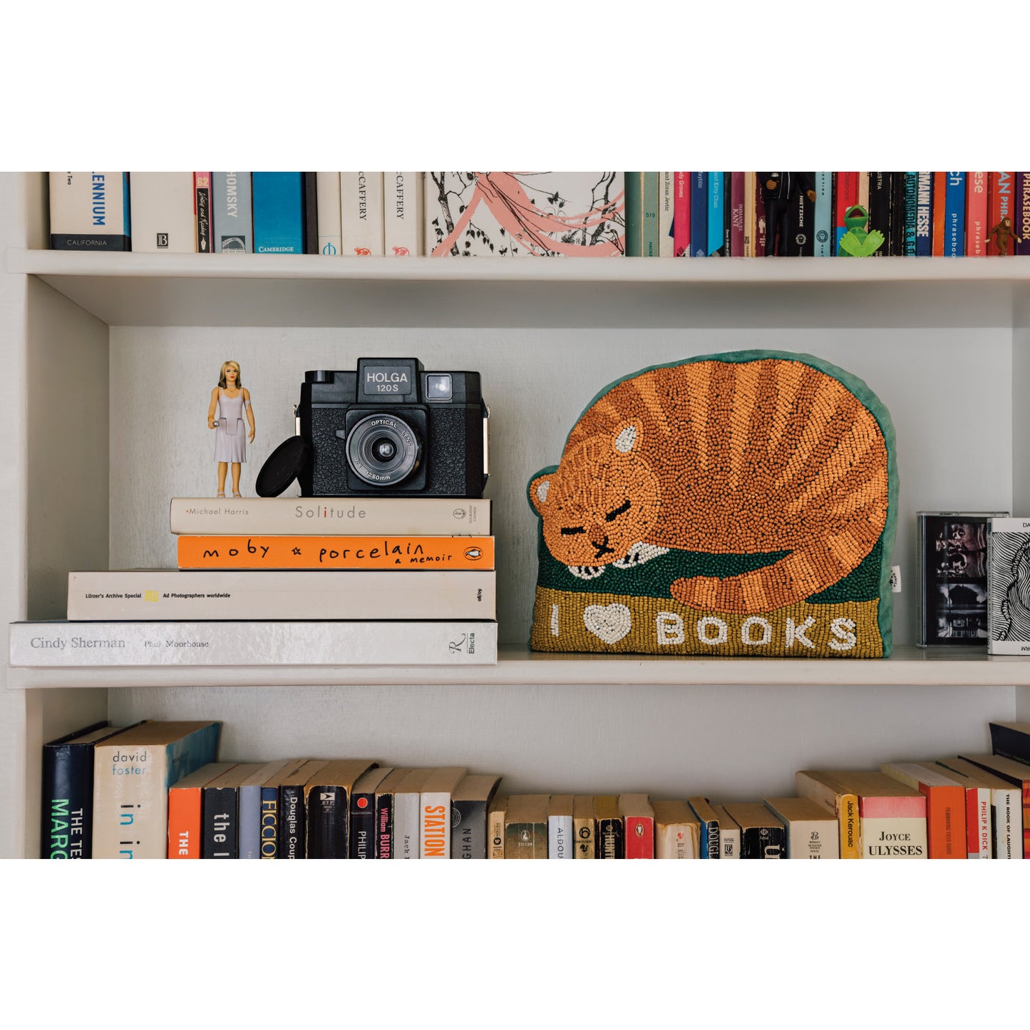 Beaded Throw Pillow - Book Club