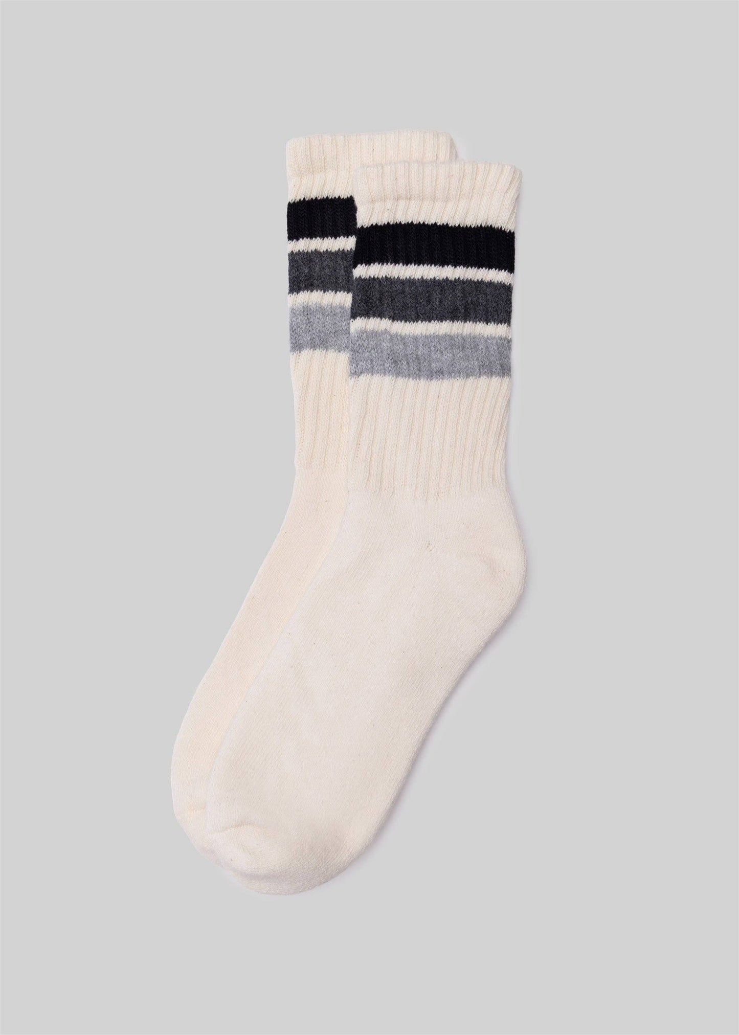 Black - Retro Birthday Stripe Sock