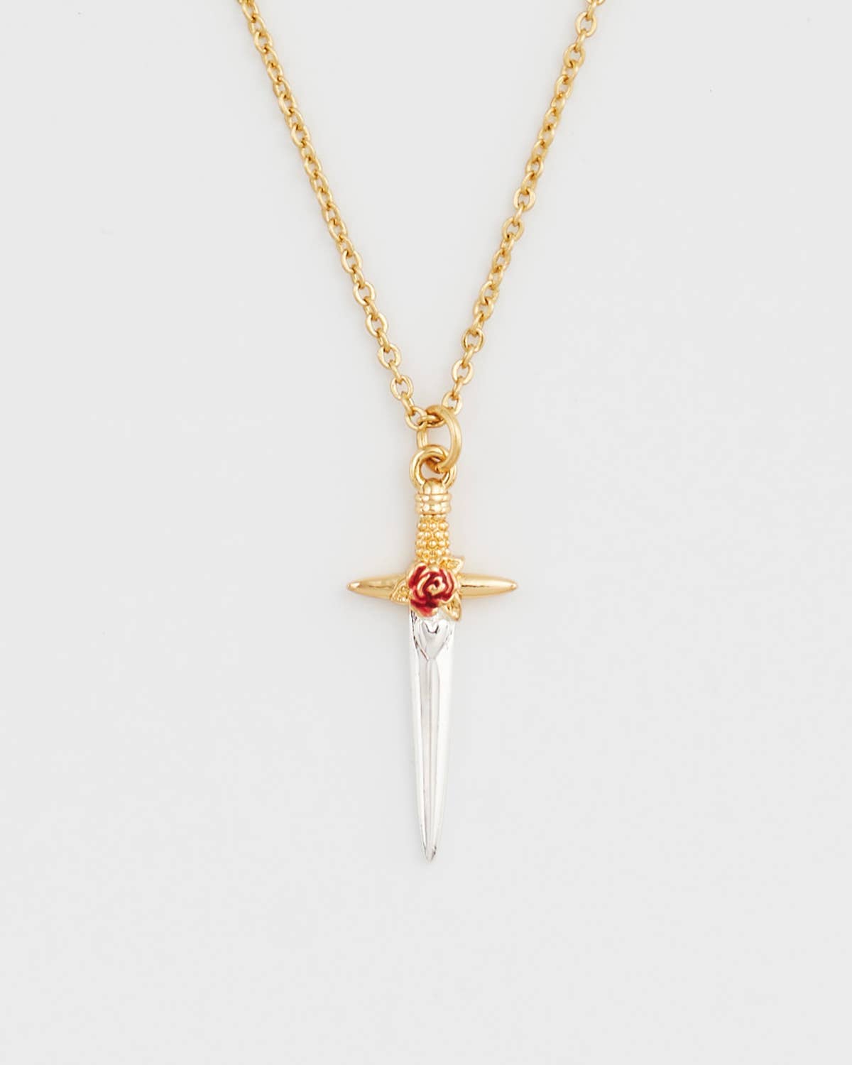 Rose Dagger Necklace