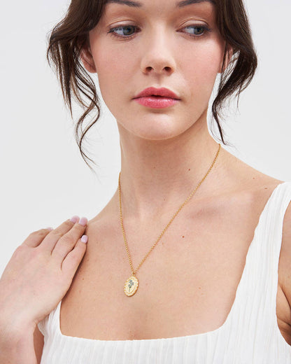 Forget Me Not Cameo Necklace