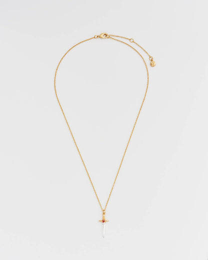 Rose Dagger Necklace