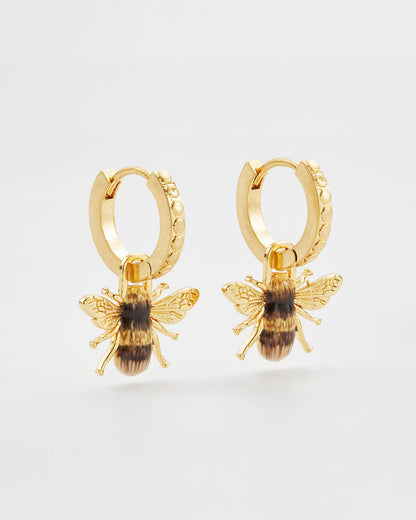 Bee Huggie Earrings
