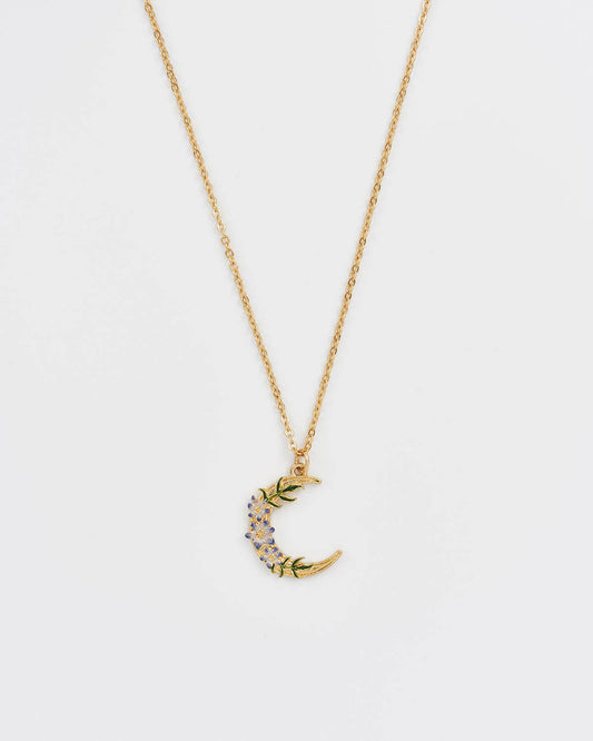 Nightshade Moon Gold Chain Necklace