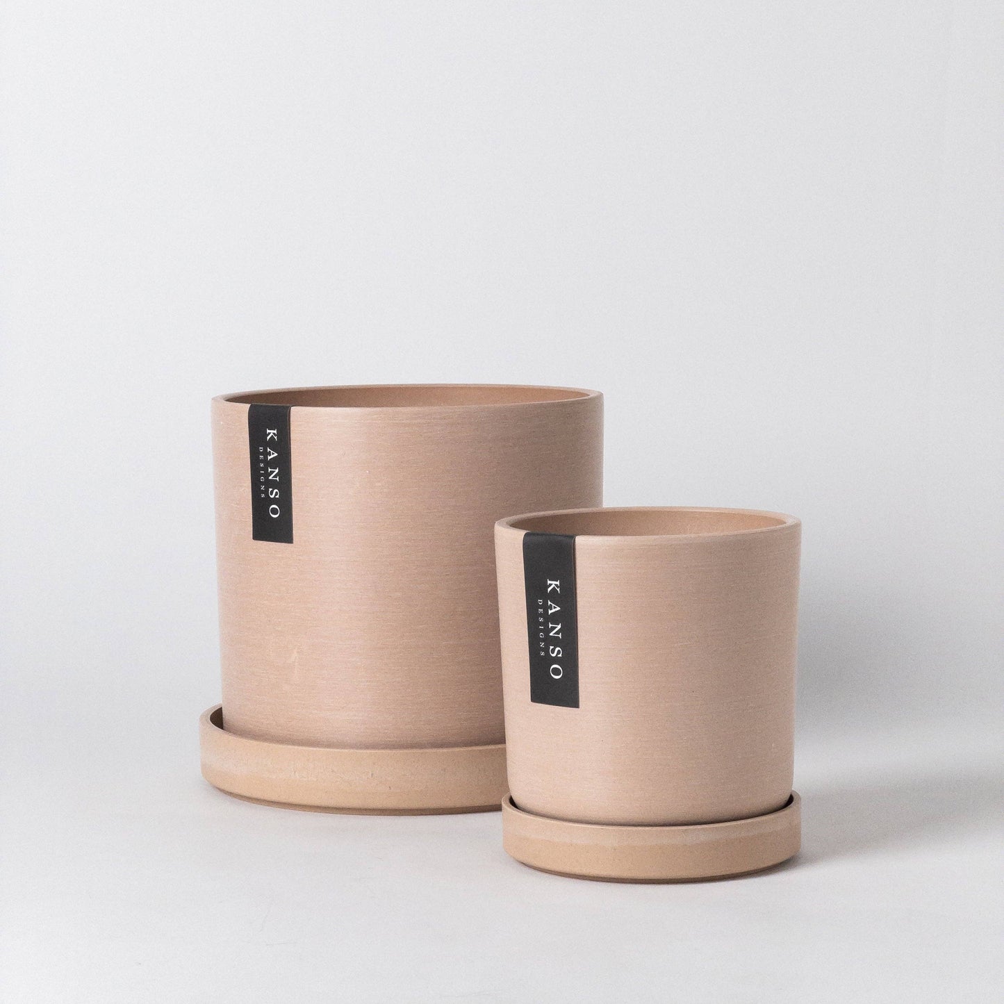 4" Signature Planters & Saucer : Muted Coral