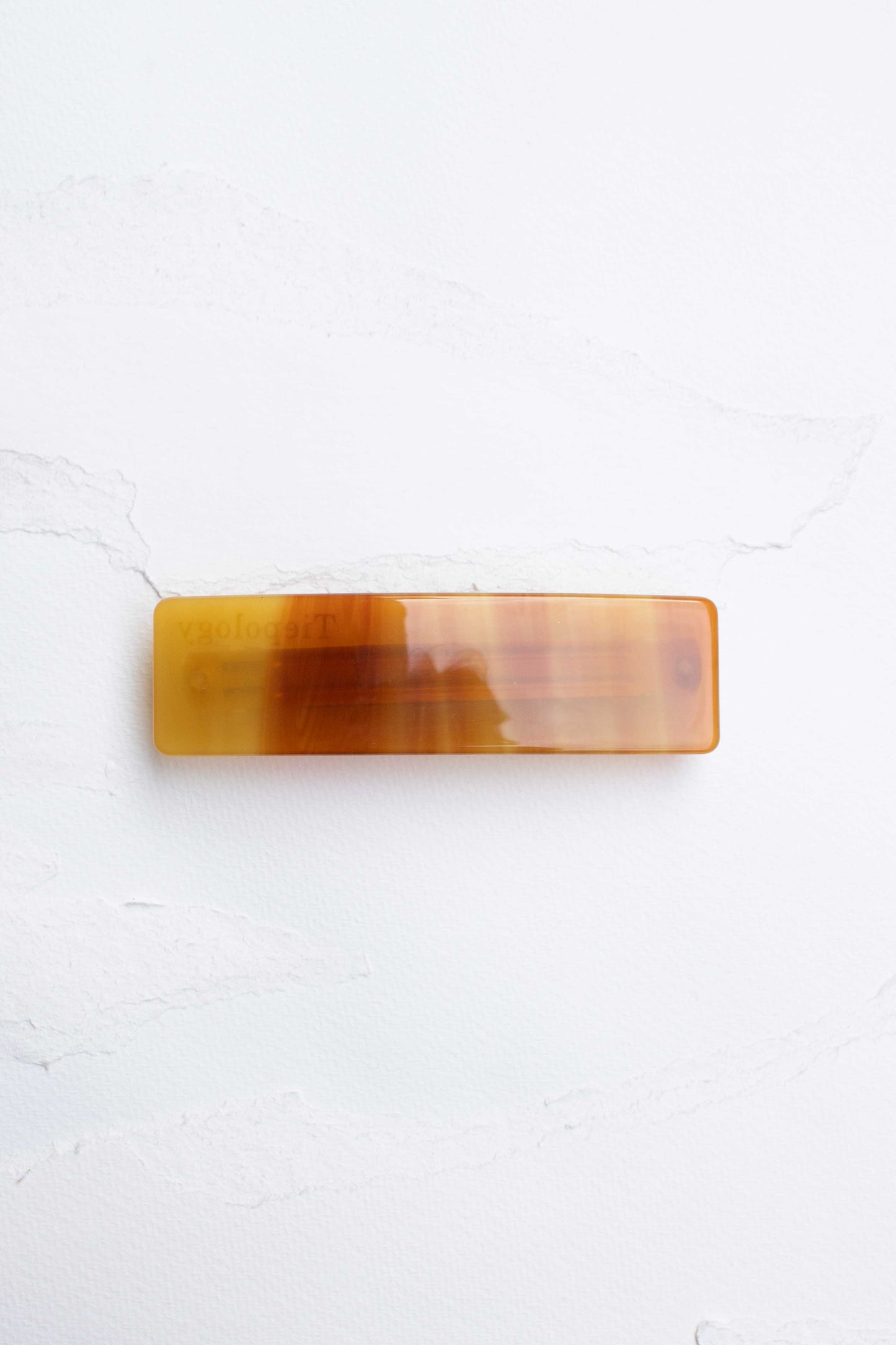 Rectangular Glossy Hair Barrettes