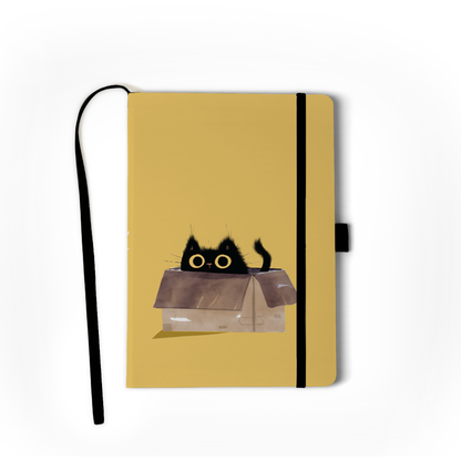 Black Cats Hardbound Layflat Notebook Journal