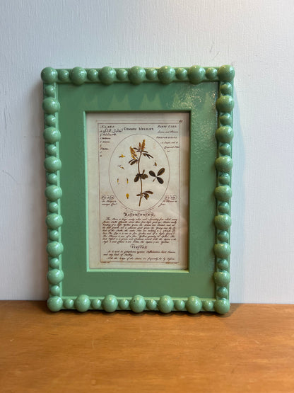 Mint Hobnail Photo Frame - 6.25x8.5"