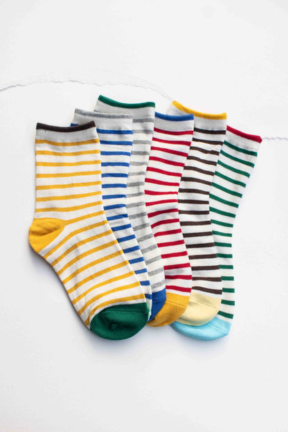 Classic Stripe Cotton Socks