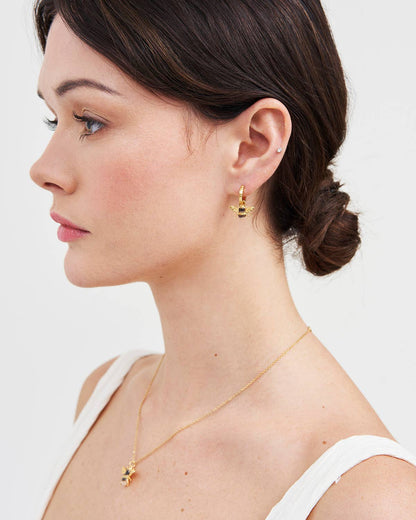 Bee Huggie Earrings
