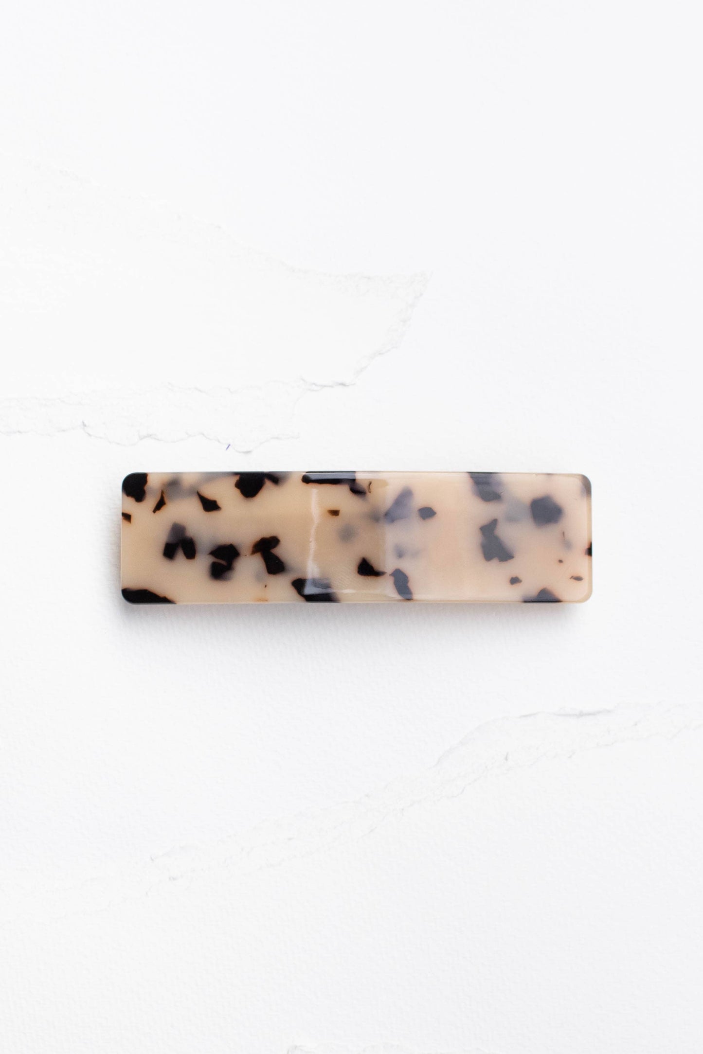 Rectangular Glossy Hair Barrettes