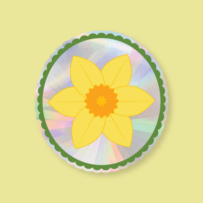 Daffodil - Sun Catcher Decal