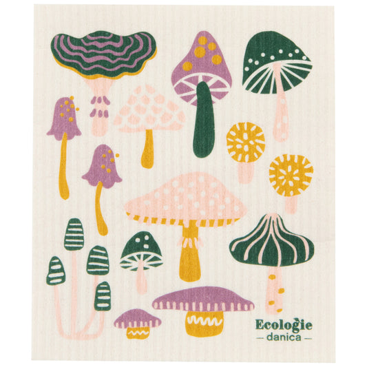 Mushroom Gems - Swedish Cloth