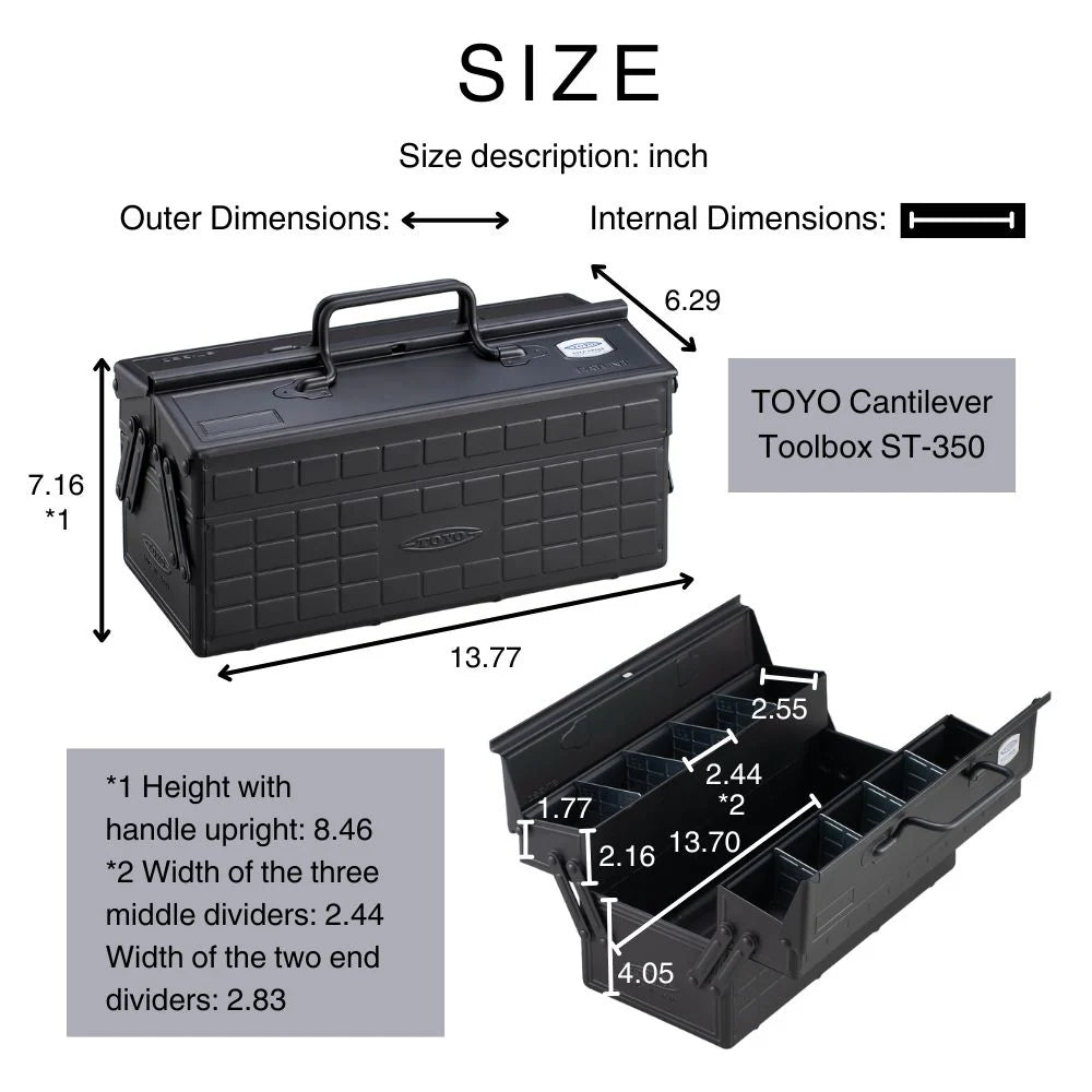 ST-350 Cantilever Toolbox - Military Green