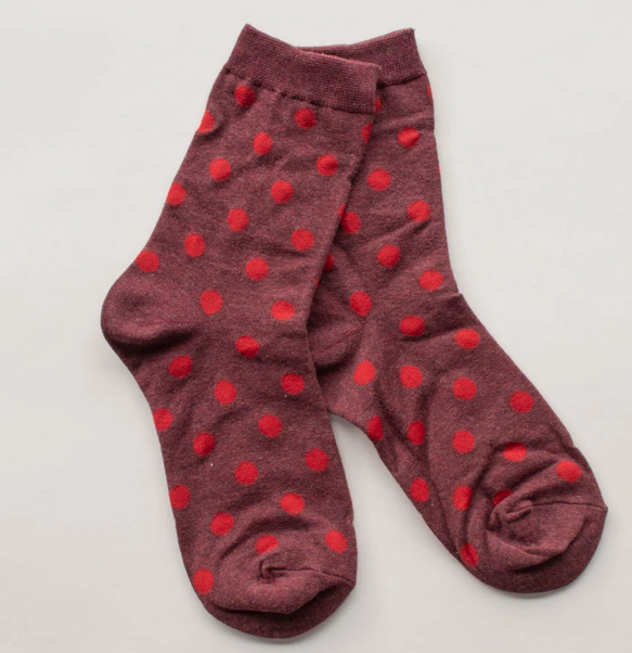 Polka Dot Casual Socks