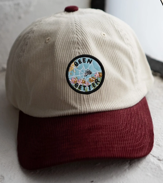 Been Better (Spiderweb) Patched Two Tone Corduroy Hat