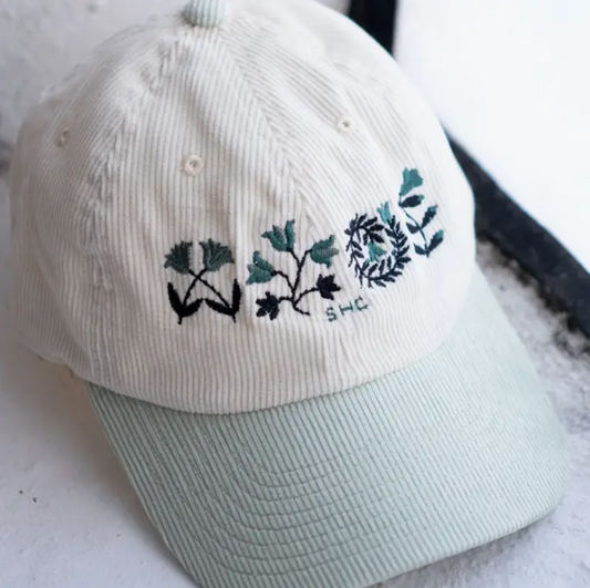 Tulip Patched Two Tone Corduroy Hat
