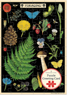 Foraging Puzzle Greeting Card