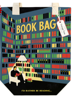 Cavallini Tote Bag - Library Book Bag