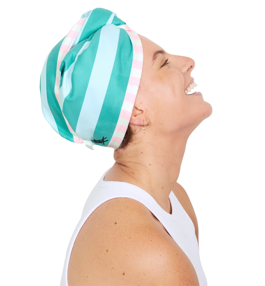 Pastel Pier- Avg Length/Fullness Hair Wrap