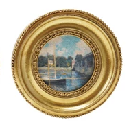 Mini Framed Art Magnets - Gold