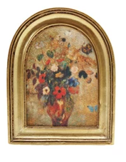 Mini Framed Art Magnets - Gold