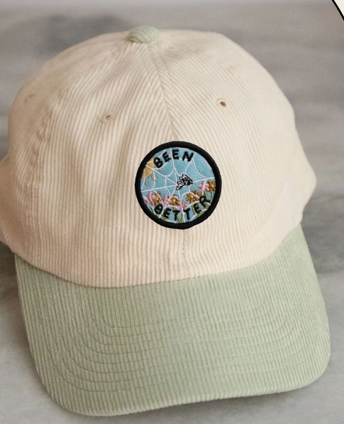 Been Better (Spiderweb) Patched Two Tone Corduroy Hat