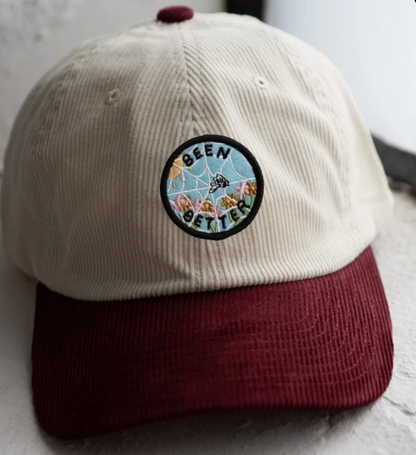 Been Better (Spiderweb) Patched Two Tone Corduroy Hat