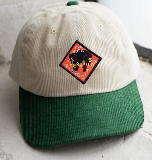 Nervous Disposition Patched Two Tone Corduroy Hat