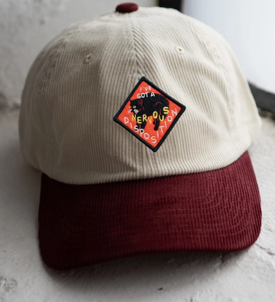 Nervous Disposition Patched Two Tone Corduroy Hat