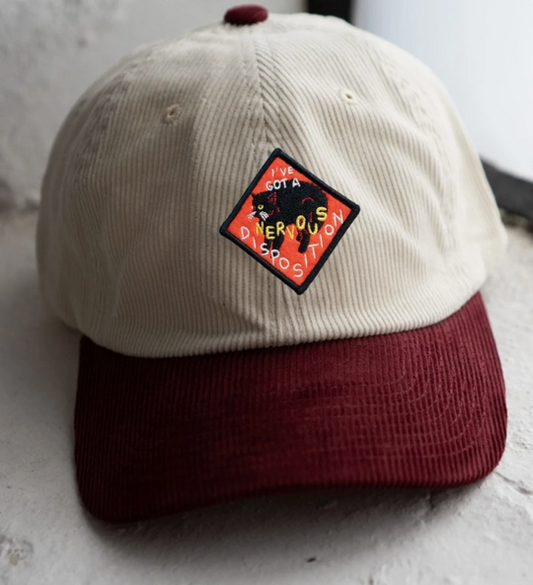 Nervous Disposition Patched Two Tone Corduroy Hat