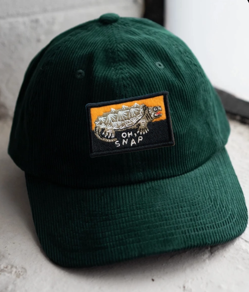 Oh Snap Patched Two Tone Corduroy Hat