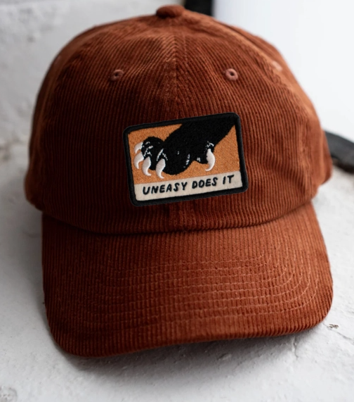 Uneasy Does It Two Tone Corduroy Hat