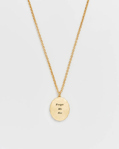 Forget Me Not Cameo Necklace