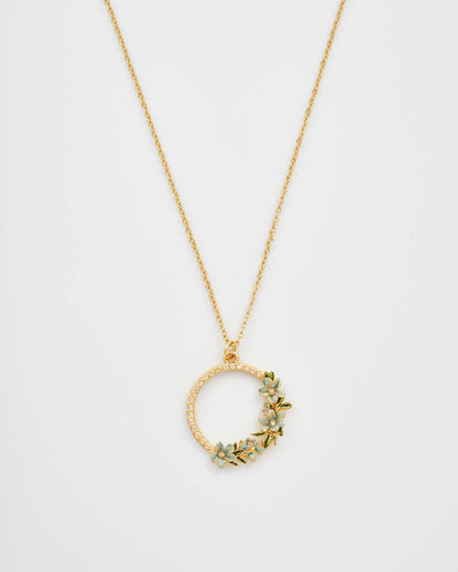 Floral Wreath Necklace
