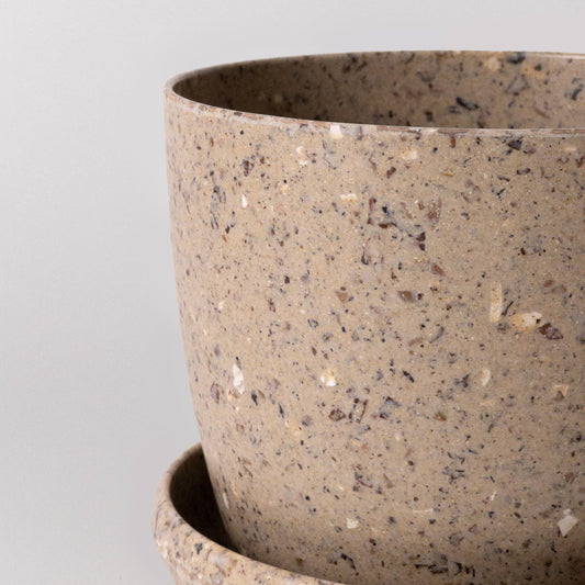 5" Planter : Coffee Bean Husk