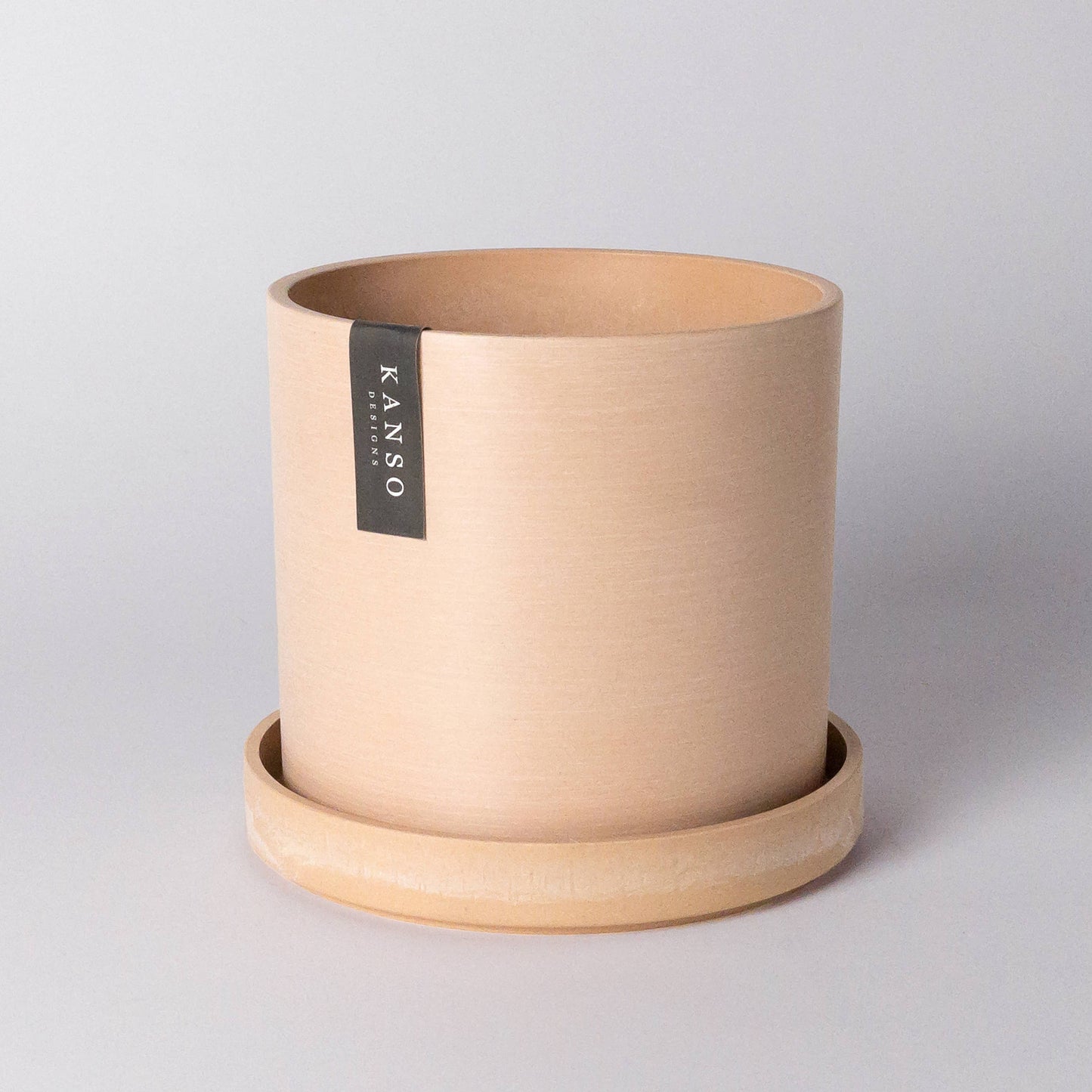 7" Signature Planter & Saucer Muted Coral