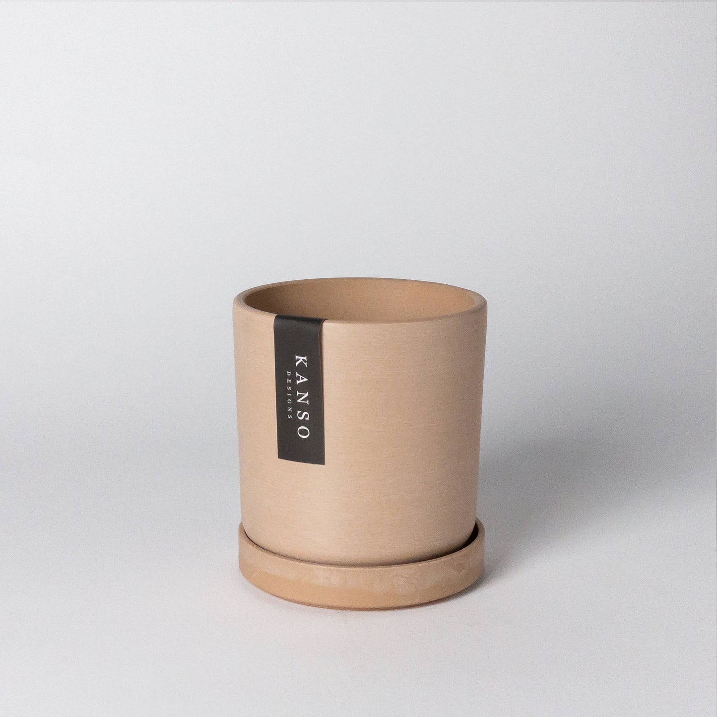 4" Signature Planters & Saucer : Muted Coral