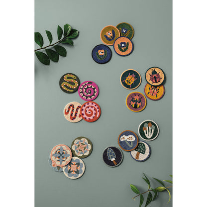 Disco Formation - Beaded Coasters