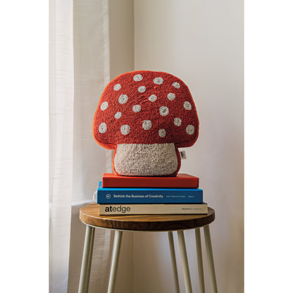 Beaded Throw Pillow - ToadStool