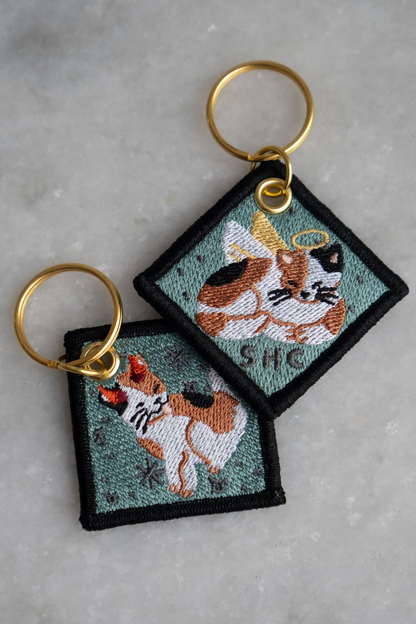 Duality (Cat) Keychain