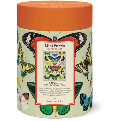 Vintage Butterflies Mini Puzzle