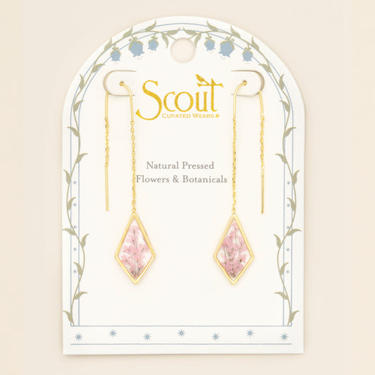 Pink Lace Pressed Flower Threader