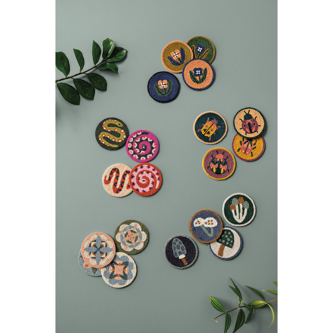 Wildgrove - Beaded Coasters