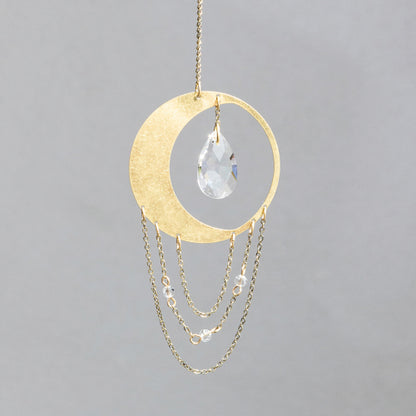Crescent Moon - Mini Sun Catcher