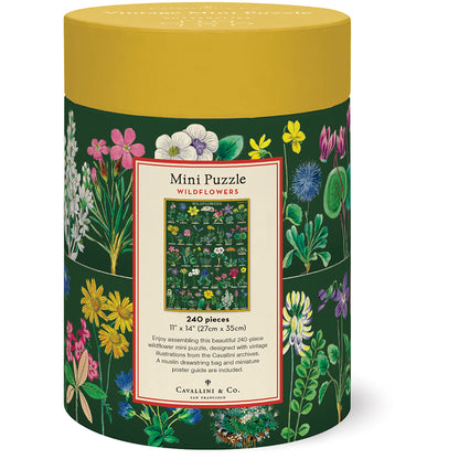 Vintage Wildflowers Mini Puzzle