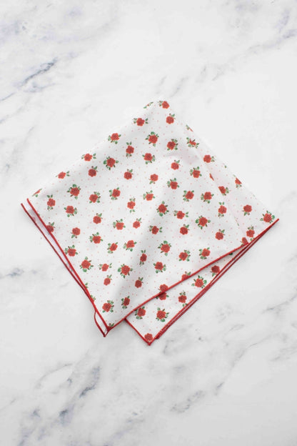 Vintage Rose Cotton Scarf