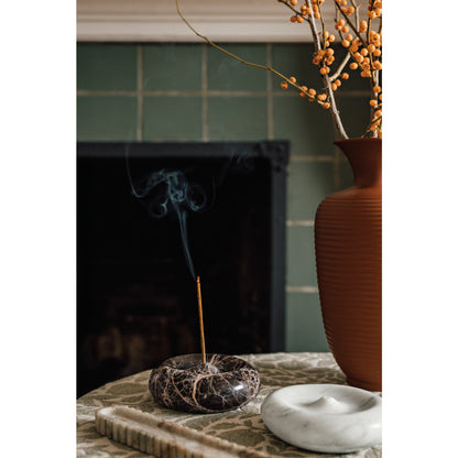 Onyx Marble Round Incense Holder